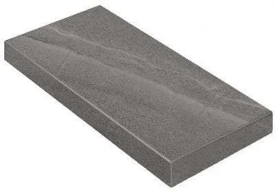 Керамогранит Italon Контемпора Карбон 33x120 ступень угловая правая в Орске