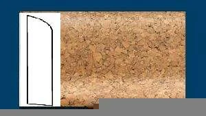 Плинтус пробковый ArtCorkDesing С 106 (Колер 8) 10х60х910 мм в Орске