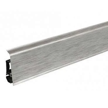 Плинтус пластиковый Arbiton INDO70 17 Алюминий 2,5 м в Орске