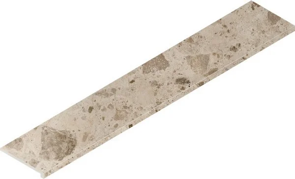 Керамогранит Italon Континуум Стоун Беж Ступень угловая правая 33х160 (Натуральная) в Орске