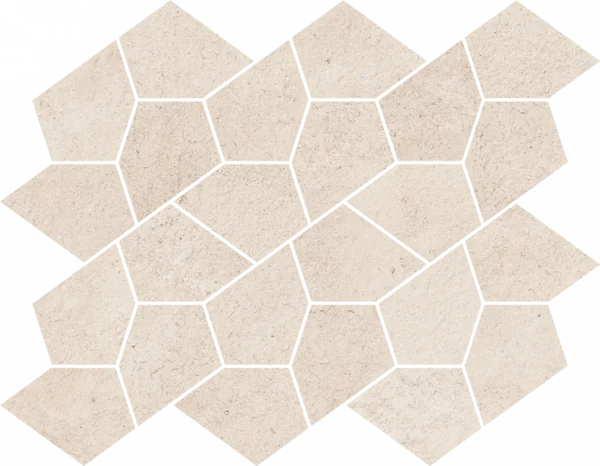 Керамогранит Italon Этернум Сноу Мозаика Калейдо 35.6х27.6 (Натуральная) в Орске