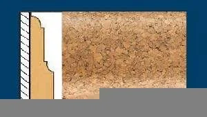 Плинтус пробковый ArtCorkDesing С 103 (Колер 8) 12х65х910 мм в Орске