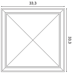 Декоративная панель Orac W123 (33.3x33.3x3.5 см) в Орске