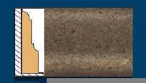 Плинтус пробковый ArtCorkDesing С 103 (Колер 7) 12х65х910 мм в Орске