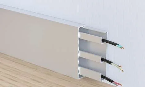 Алюминиевый плинтус Fezard Кабельный ALP-G80 Алюминий 80*15*2500 мм в Орске