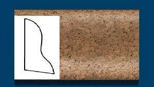 Плинтус пробковый ArtCorkDesing С 102 (Колер 9) 20x40x910 мм в Орске