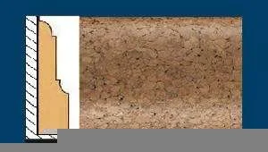 Плинтус пробковый ArtCorkDesing С 104 (Колер 9) 12x40x910 мм в Орске