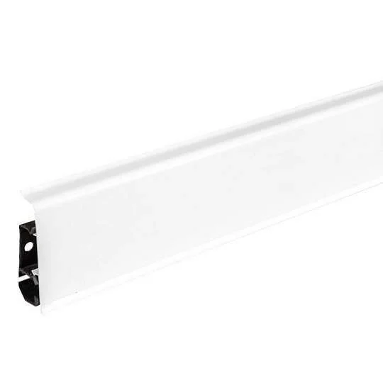 Плинтус пластиковый Arbiton INDO70 01 Белый блеск 2,5 м в Орске