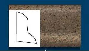 Плинтус пробковый ArtCorkDesing С 102 (Колер 7) 20x40x910 мм в Орске