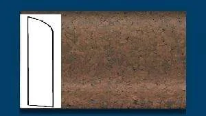 Плинтус пробковый ArtCorkDesing С 106 (Колер 11) 10х60х910 мм в Орске