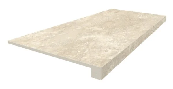 Керамогранит Coliseum Да Винчи Беж Ступень фронтальная (Натуральный, 33х60) в Орске