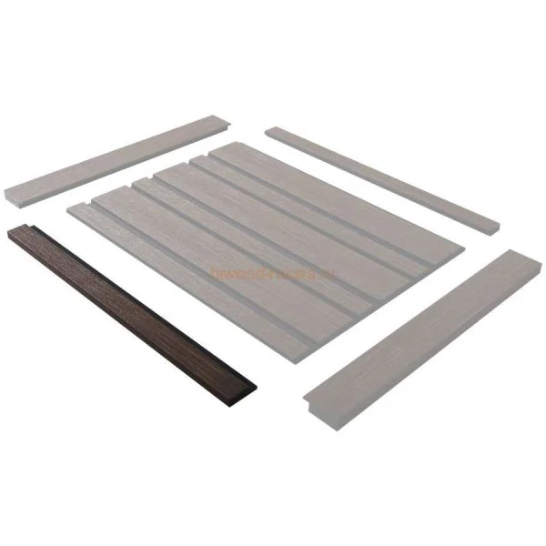 Финишный молдинг LF124A BR396K правый декорированный (42х12х2700мм) в Орске