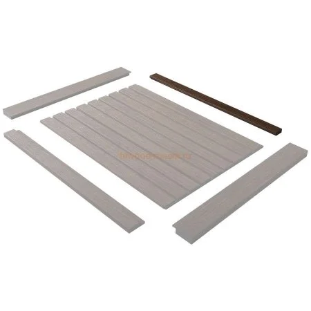 Финишный молдинг LF124B BR396 левый декорированный (31х12х2700мм) в Орске