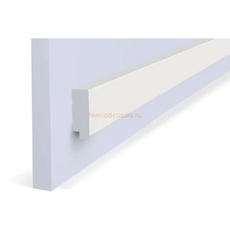 Финишный молдинг LF124B NP левый белый (31х12х2700мм) в Орске