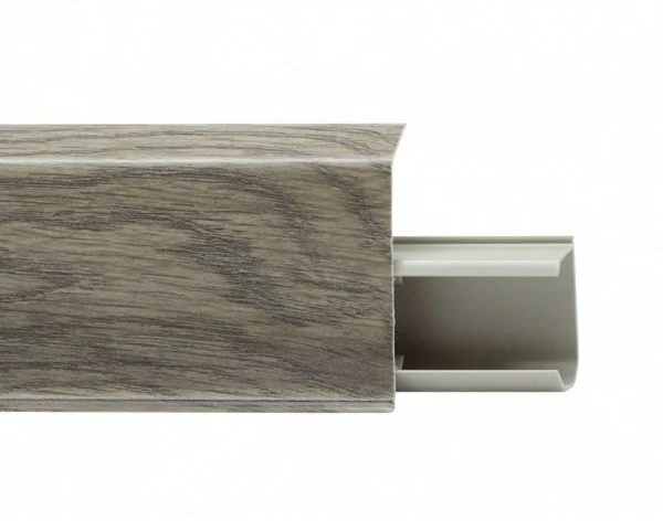 Пластиковый плинтус Royce №532 Дуб Рустикальный (55х23х2200мм) в Орске