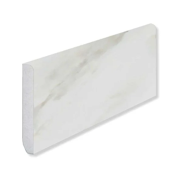 Кварцевый плинтус Fargo 6089-1 Белый Мрамор 80х11х2200 мм в Орске