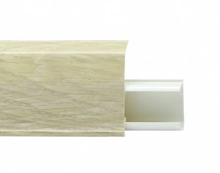 Пластиковый плинтус Royce №508 Серый Опем (55х23х2200мм) в Орске