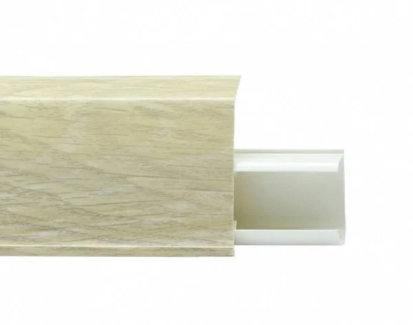 Пластиковый плинтус Royce №508 Серый Опем (55х23х2200мм) в Орске