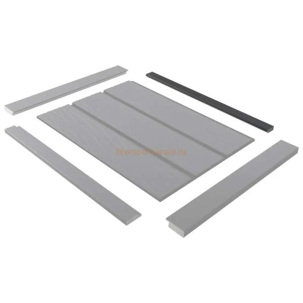 Финишный молдинг LF124B GR15K левый декорированный (31х12х2700мм) в Орске