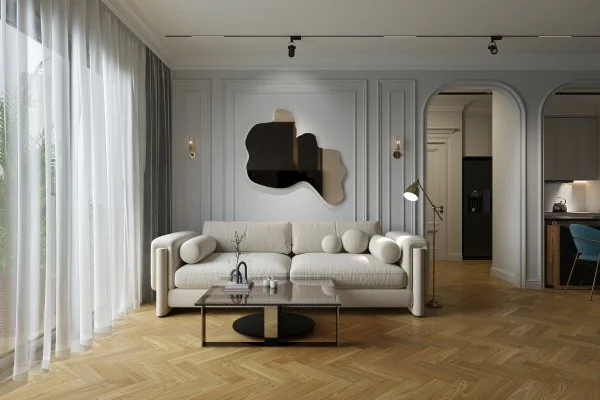 Паркетная доска Quartz Parquet Штучный паркет Вяз Кенигсберг 44-550-62 в Орске