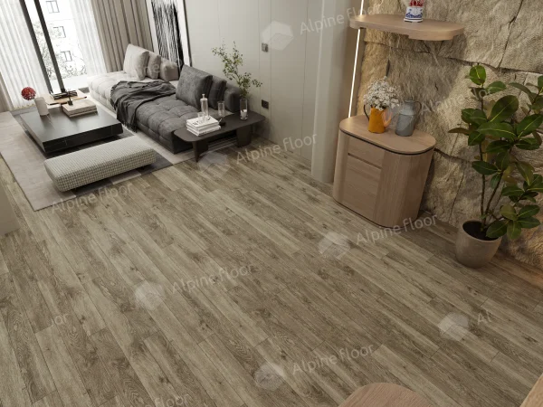 Каменно-полимерная плитка Alpine Floor Grand Sequoia Village Венге Грей ECO 11-807 4мм, 43 класс в Орске