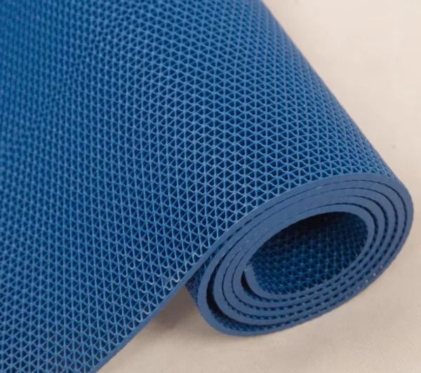 Грязезащитное рулонное покрытие ЗигЗаг Синий 4,5 мм (1,2 м) Китай в Орске