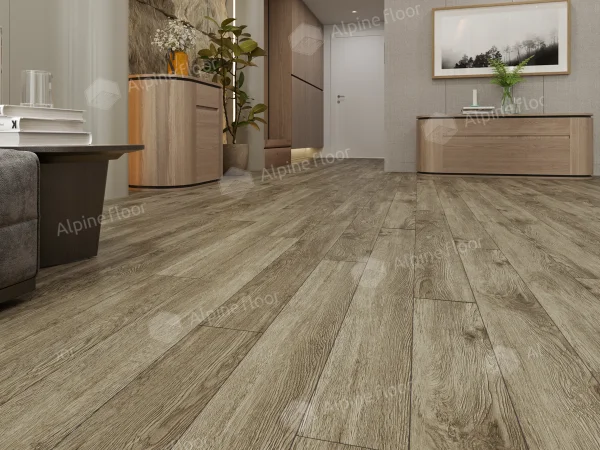 Каменно-полимерная плитка Alpine Floor Grand Sequoia Village Венге Грей ECO 11-807 4мм, 43 класс в Орске