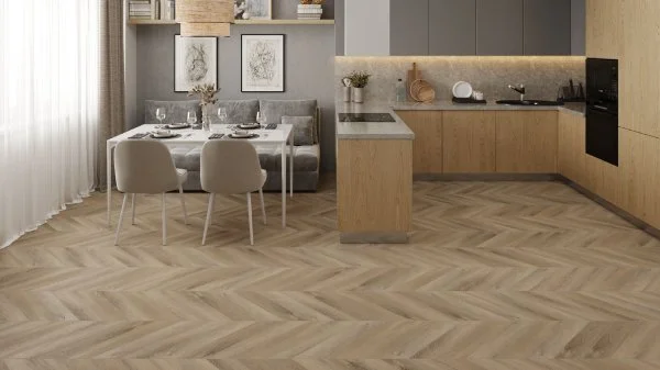 Кварц-виниловая плитка Alpine Floor Chevron Дуб Синистра ECO 20-6 (2,5 мм. 43 класс) в Орске