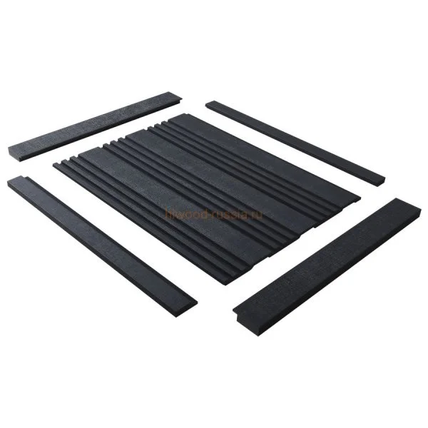 Финишный молдинг LF124B BK114K левый декорированный (31х12х2700мм) в Орске