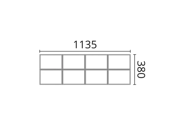 Декоративная панель NMC Arstyl Bump (113.5x38x4.3 см) в Орске
