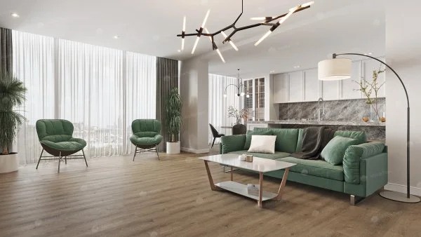 Каменно-полимерная плитка Alpine Floor Solo Ларгетто ECO 14-3, 3,5 мм 34 класс в Орске