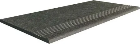 Керамогранит Italon Аурис Блэк ступень (Натуральная, 30х60) в Орске