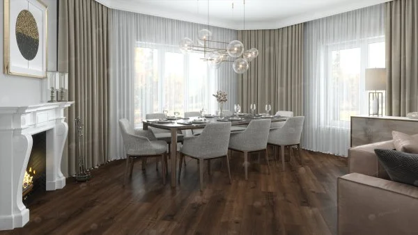 Каменно-полимерная плитка Alpine Floor Real Wood Дуб Мокка ECO 2-2, 6 мм 43 класс в Орске