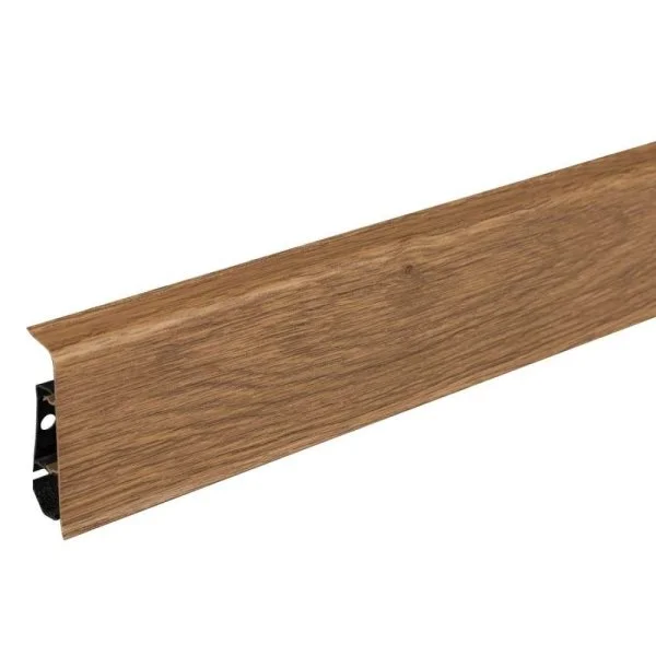 Плинтус пластиковый Arbiton INDO70 12 Дуб темный 2,5 м в Орске