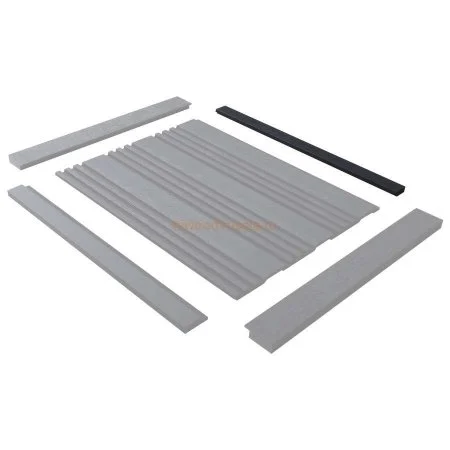 Финишный молдинг LF124B BK114K левый декорированный (31х12х2700мм) в Орске