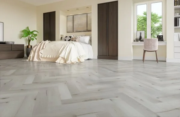 Кварц-виниловая плитка Fargo Parquet 4мм 33-DL1601 Дуб Снежный (Градиент) в Орске