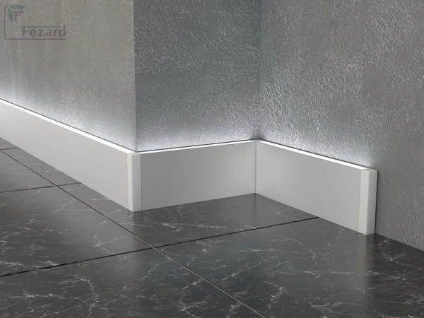 Алюминиевый плинтус Fezard Кабельный ALP-G80-LA Алюминий 80*15*2500 мм в Орске