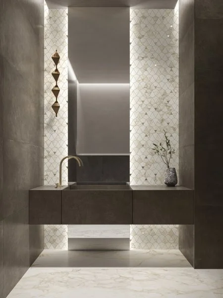 Керамогранит Italon Этернум Каррара Мозаика Вертекс 25.8х30 (Натуральная) в Орске