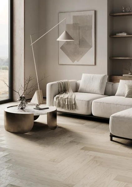 Паркетная доска Quartz Parquet Английская Ёлка Дуб Песочный 33-408 в Орске