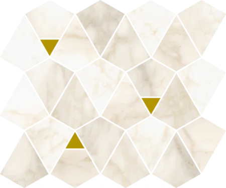 Керамогранит Italon Этернум Каррара Мозаика Вертекс 25.8х30 (Натуральная) в Орске