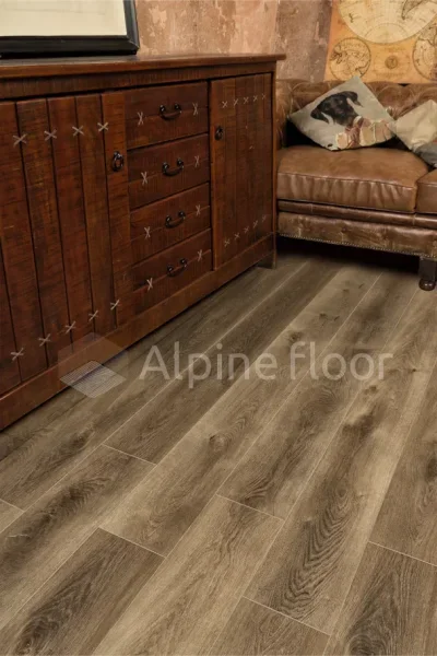 Кварц-виниловая плитка Alpine Floor Premium XL Дуб Коричневый ЕСО 7-9, 8 мм. 43 класс в Орске