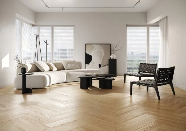 Паркетная доска Quartz Parquet Английская Ёлка Дуб Тоскана 33-407 в Орске