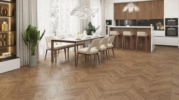 Кварц-виниловая плитка Alpine Floor Chevron Гевуина ECO 20-10 (2,5 мм. 43 класс) в Орске