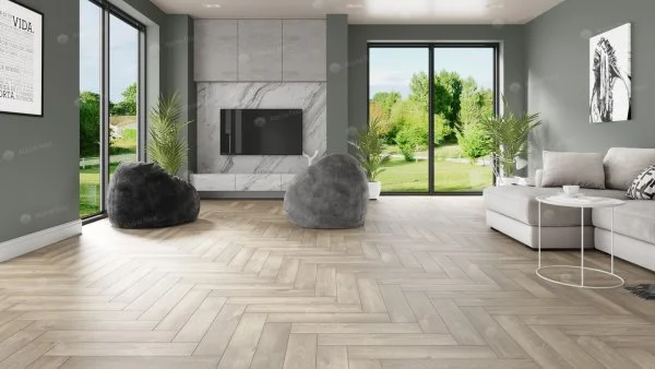 Кварц-виниловая плитка Alpine Floor Parquet Дуб Натуральный Отбеленный ЕСО 16-5 2.5 мм. 43 класс в Орске