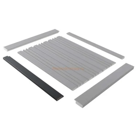 Финишный молдинг LF124A GR3 правый декорированный (42х12х2700мм) в Орске