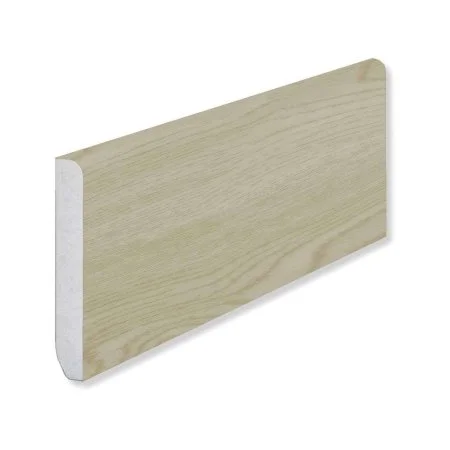 Кварцевый плинтус Fargo 18001-35 Ясень Белый 80х11х2200 мм в Орске