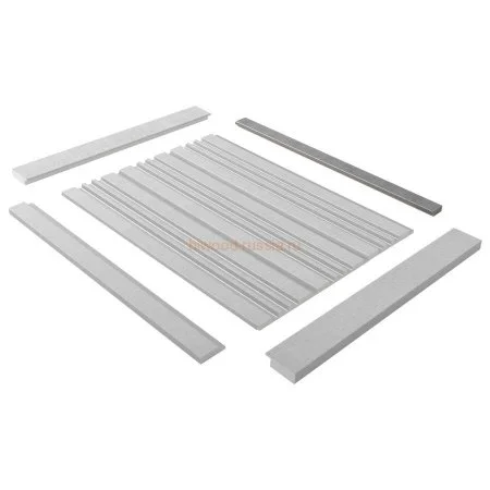 Финишный молдинг LF124B S339S левый декорированный (31х12х2700мм) в Орске