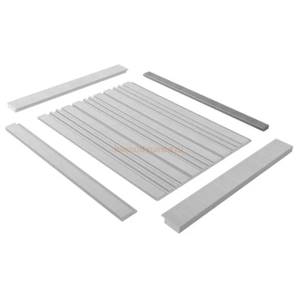 Финишный молдинг LF124B S339S левый декорированный (31х12х2700мм) в Орске