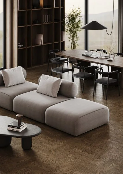 Паркетная доска Quartz Parquet Штучный паркет Дуб Брауни 44-413 в Орске