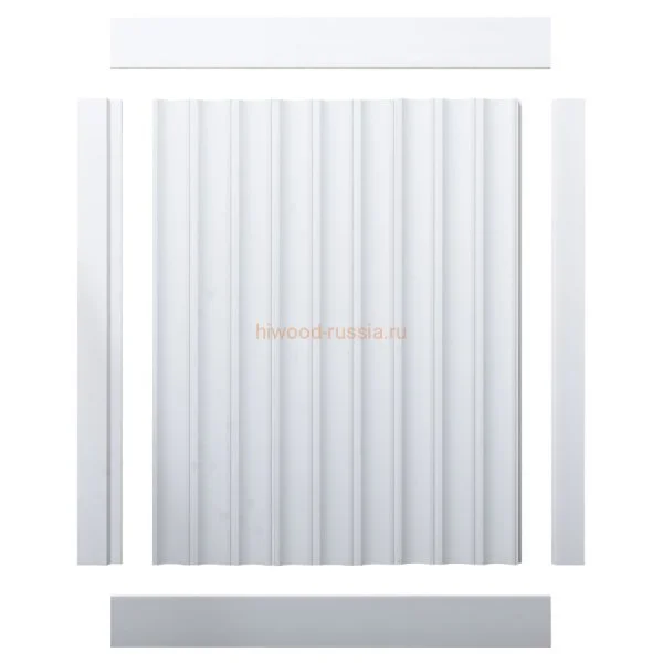 Финишный молдинг LF124A NP правый белый (42х12х2700мм) в Орске